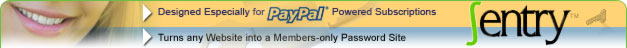 Sentry is a Full Featured Password-protected Login System for Your Website. Click to Sign Up.